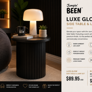 Luxe Glow Side Table